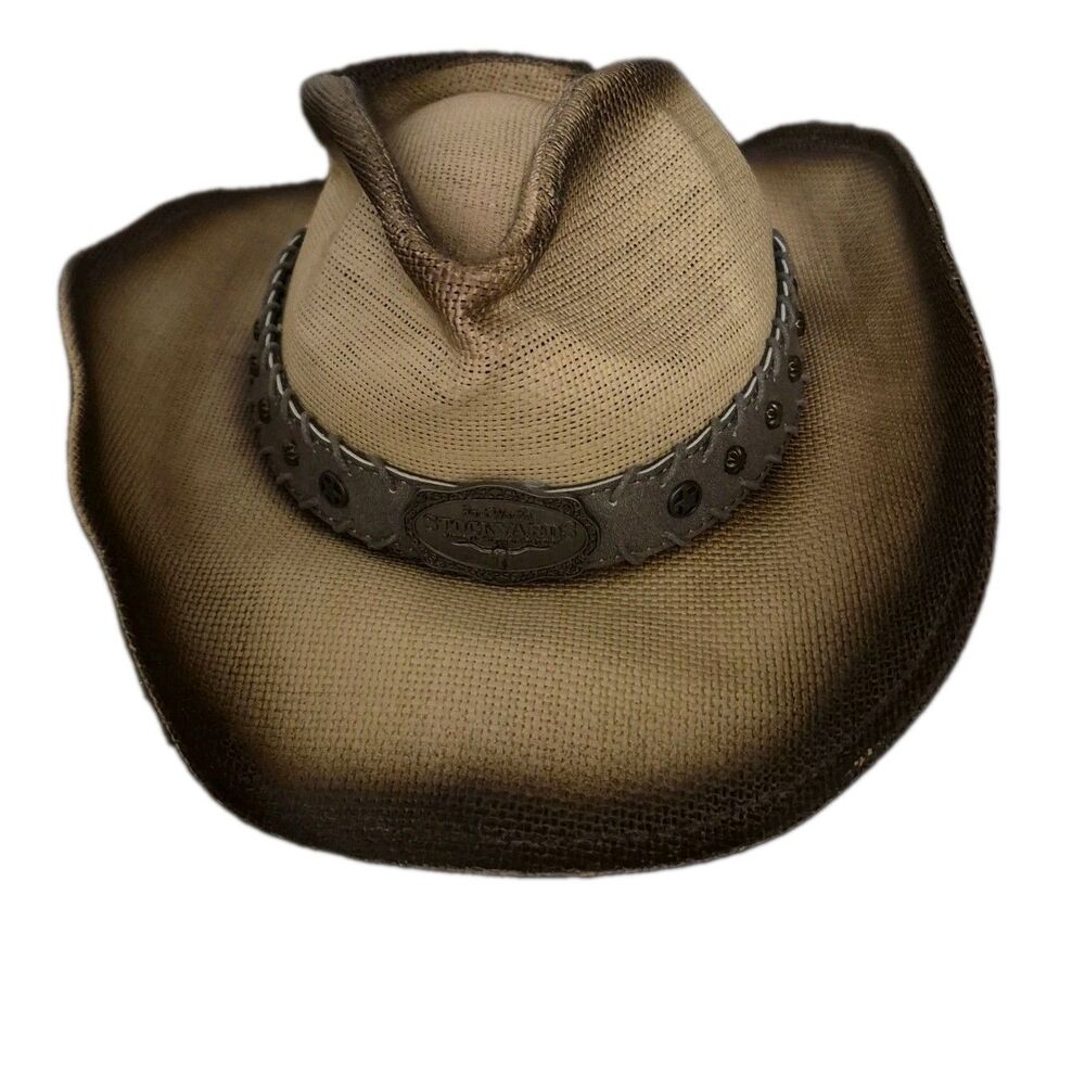 Milani For Worh Stockyards Longhorn Western Natural 100% Straw Cowgirl
